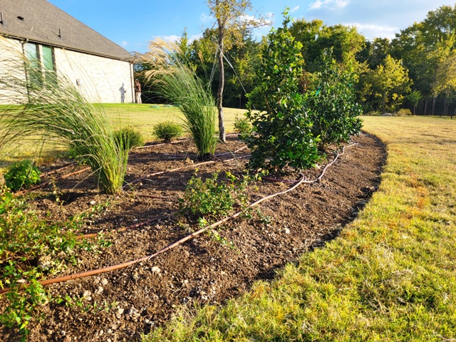 Natural Lawn Trench Edging