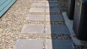 Paver Stepping Stones Walkway