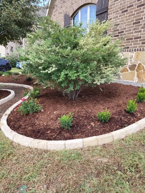 Chopped Stone Landscape Border